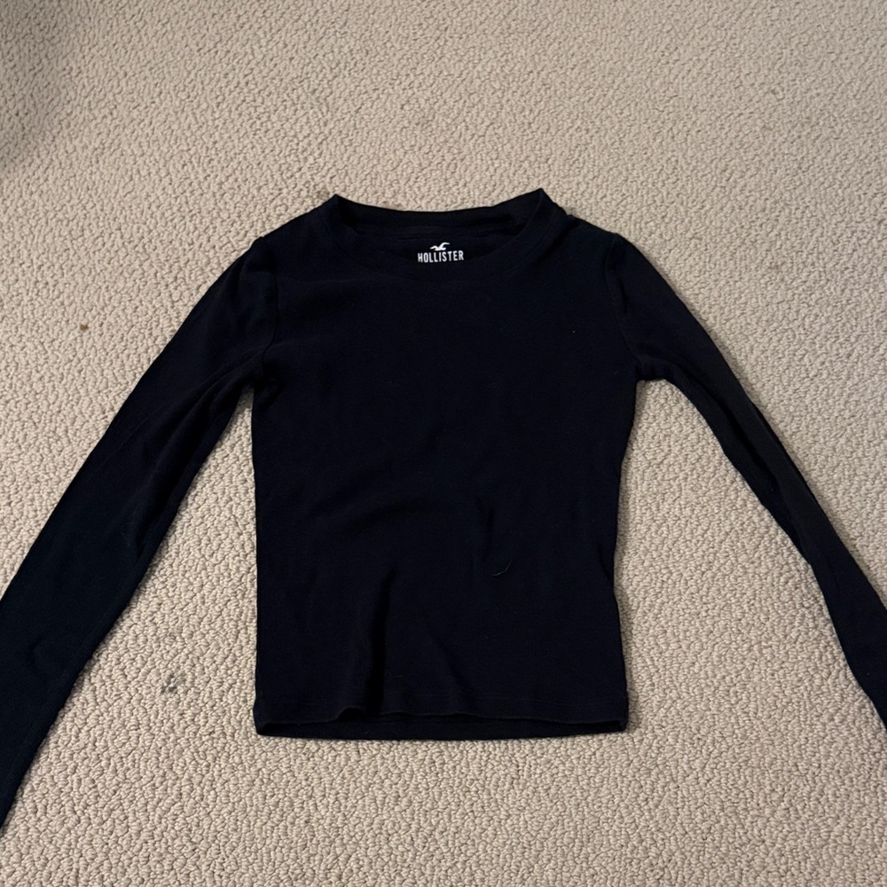 Hollister Black Long Sleeve Tee